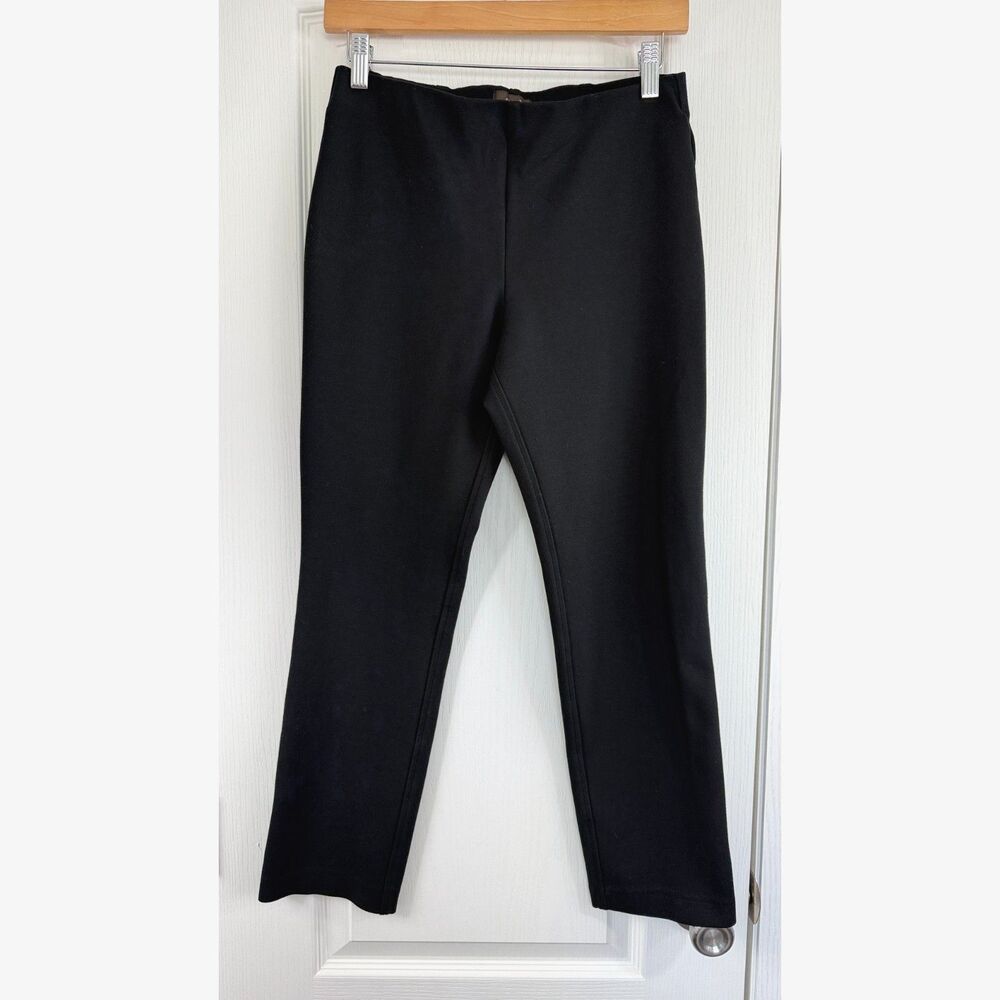 Crosby Women's Black Springfield Pull On Pants Rayon Nylon Size S Small